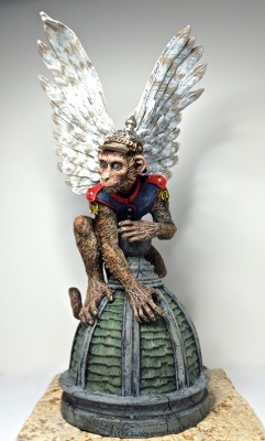 michaeldellamorte:  Flying Monkey Statue,