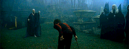 lovejasonisaacs: severinsnape:  slytherinnpride: One of the Death Eaters is clapping omg! All I noti
