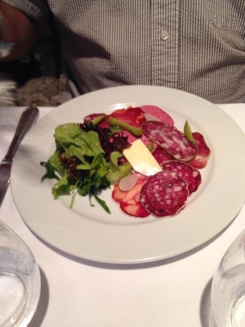 The Owner/chef, Otis Lebert At Le Taxi Jaune Restaurant, Paris. Specialty Horse Meat.