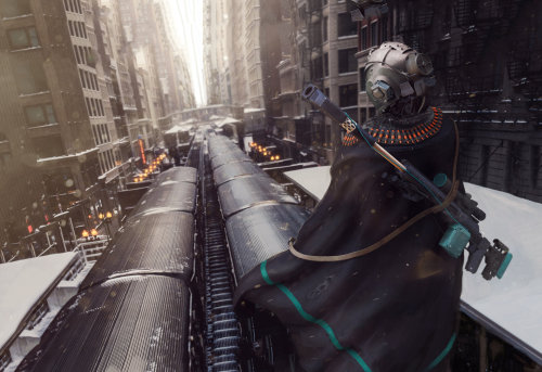thenexusofawsome:  Mind Bendingly Awesome Art By The Talented Mike Chang  Source 2 