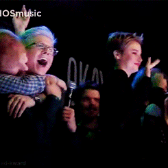 ed-kward:Ed Sheeran hugs Tyler Oakley