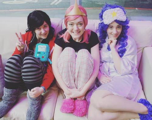 Here&rsquo;s a favorite shot from pajama day as #adventuretime princesses. Tap the screen to see