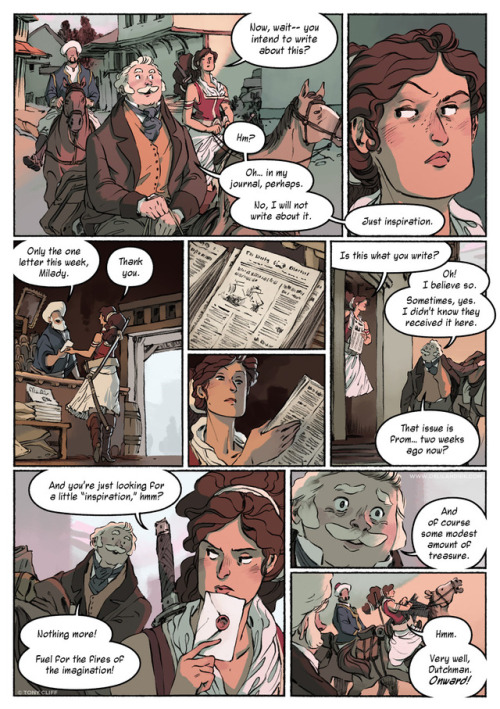 The second installment of DELILAH DIRK AND THE PILLARS OF HERCULES preview is up now! (If the book w