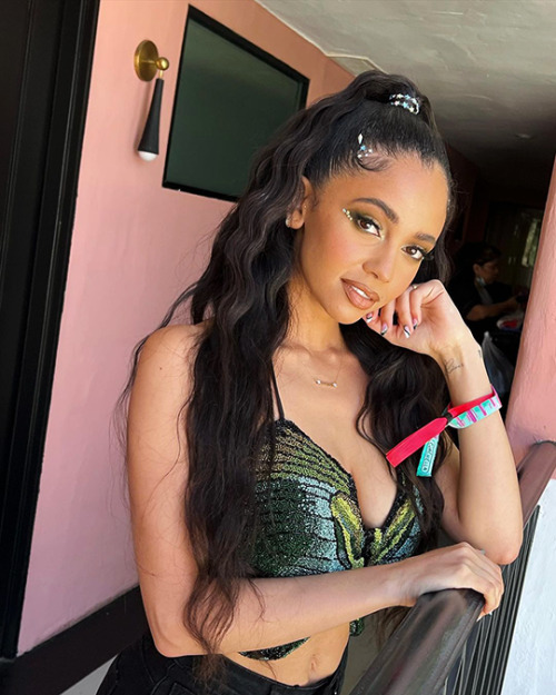 chonicentral:Vanessa Morgan at Coachella 2022, Day 1 via Instagram