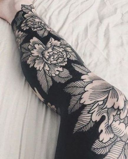 25 blackout tattoo design ideas for men and women  Legitng