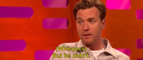 glittergreedo:Smell the Fart Acting with Ewan McGregor. X