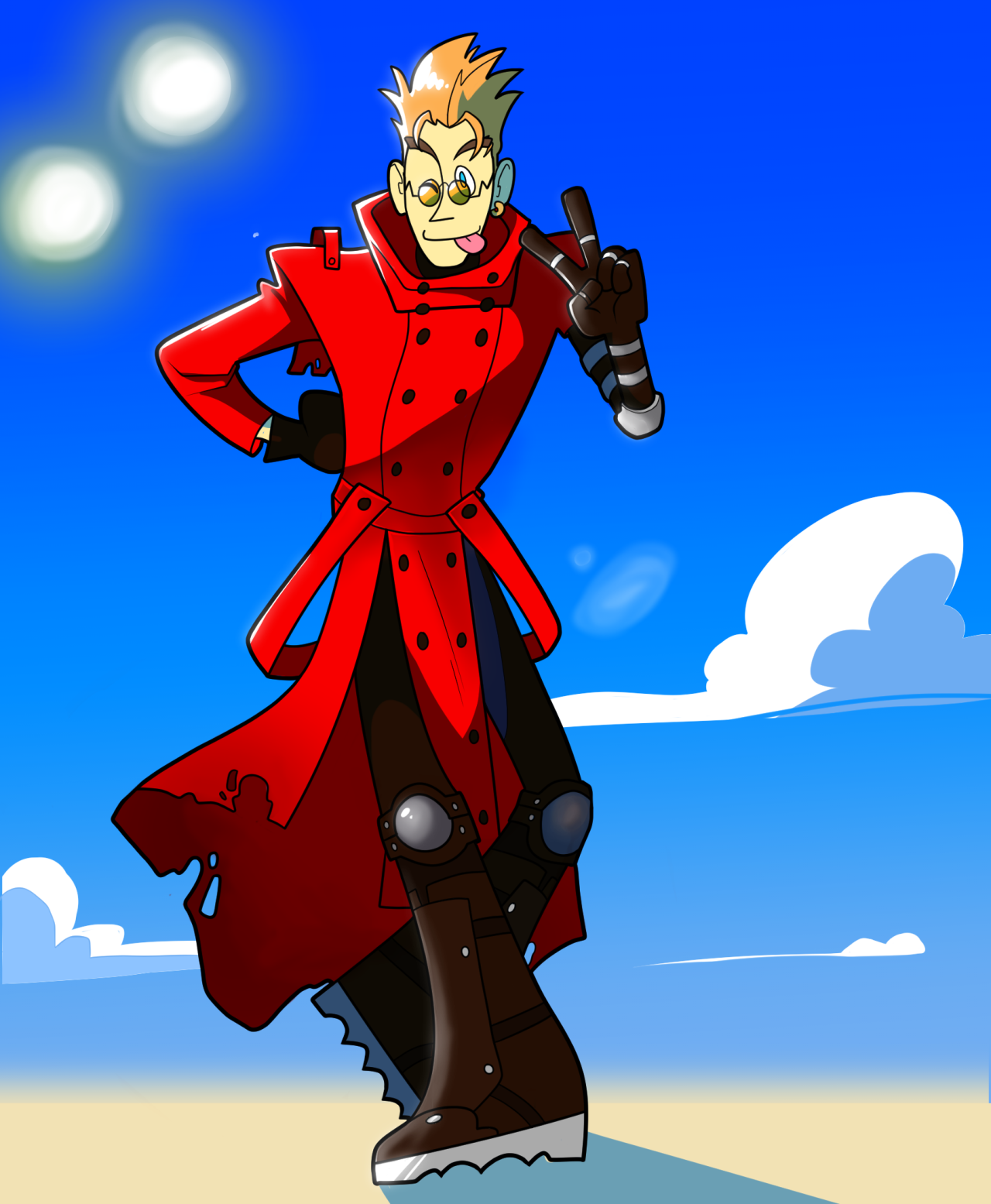 Vash the stamped (estouro da boiada) by TobimudOFICIAL on DeviantArt