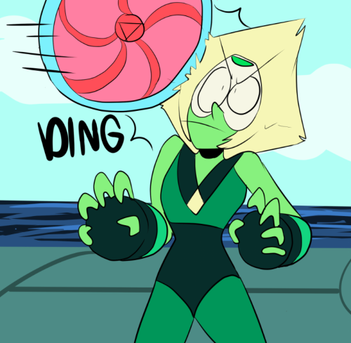 atomictiki:  peridotspacegem:  “This visor’s probably saved my life more times than I can count. Only smart gems protect their gem”  lol   I need to protect her! > .<