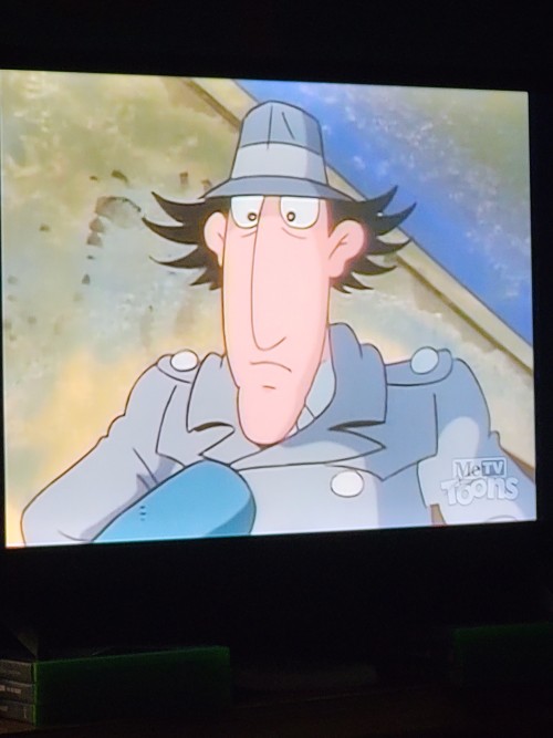 INSPECTOR GADGET HAS BEEN CANONICALLY HELD AT GUNPOINT