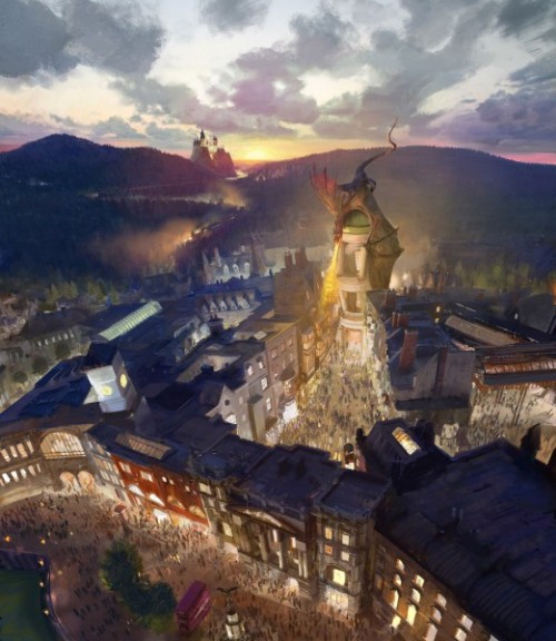 The New Harry Potter area Opening At Universal Orlando Resort This Summer, Called Diagon Alley, Will