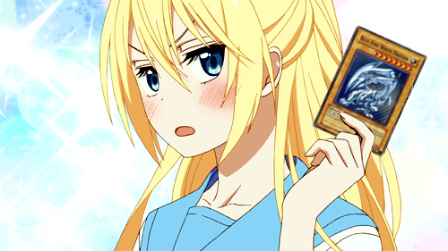 super-hypertrapsify:  tsugumiseishirou:  super-hypertrapsify:  tsugumiseishirou: Oi, bean sprout! It’s time to duel   BITCH I HAVE THE SAME EXACT CARD     Lame tsundere characters can’t handle my fucking swag 