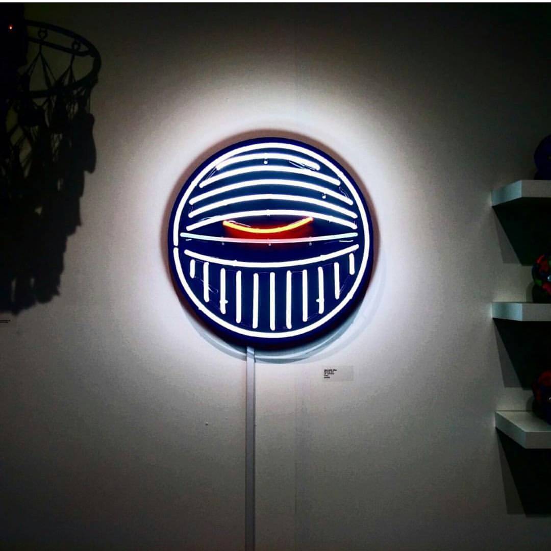 Neon art has always been a weakness of mine. I guess I’m like an insect that needs to flock to the light. #artbasel #neon #neonart #sculpture #installationart #art #eyes #bigbrother #miami #gallery #wynwood #iconography