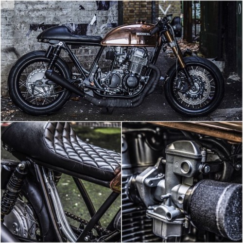 megadeluxe:  Honda CB750 Copper Cafe Racer. Via Moto Verso. #honda #motorcycle #caferacer #motorsports #megadeluxe  #tw