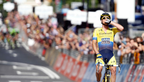 bicycling-hub: Rogers wins Giro’s 11th Stage While Evans Retains Lead ‹ Peloton