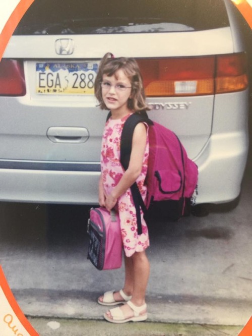 thekarmander:@glaadFirst Day of Elementary School to College!I wasn’t out to anyone when I started m