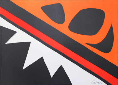 ein-bleistift-und-radiergummi:Alexander Calder Lithograph ‘La Grenouille et Cie Ohio’ 19