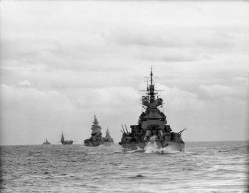 ww2inpictures:British warships of “Force H”, the Royal Navy formation created in 1940 to replace the