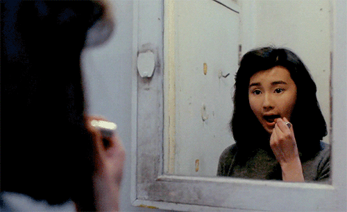 hajungwoos: Maggie Cheung in As Tears Go By (1988) dir. Wong Kar-Wai