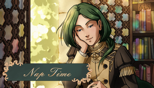 Preview of my piece for Nap Time! a Linhardt Tribute Zine :D Preorders are now open!! 