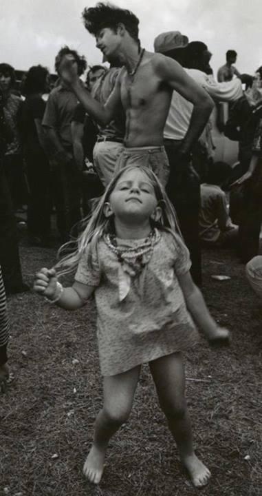 wanderlustistheway:  Hippie Happy lil girl. 