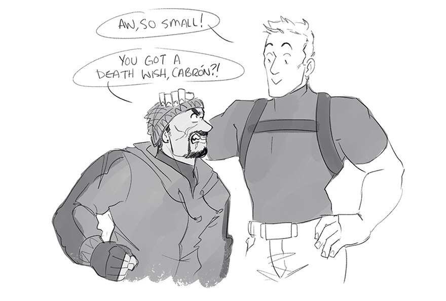 p-cinereus:  i see ur canonical 6'1&quot; gabriel and raise u a barely 5'1&quot;
