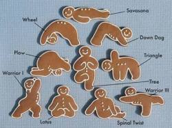 vegan-yogi:  brains-and-bodies:  This made me happy :) Happy holidays everyone! Gingerbread Yoga! Cookie Cutters Here http://bit.ly/ZuYKaG  waaay too cute! 