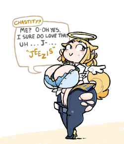 Graphiteknight: Eyebrowride:  @Graphiteknight Wanted Me To Draw Chastity, So Of Course