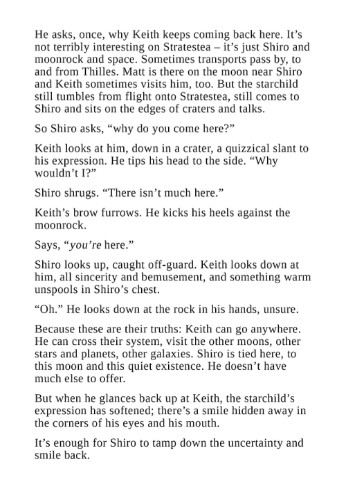 okwtr: — an excerpt from stellarisfor @vld-au-zinecollectionTEOU – Sheith Edition pre-orders are bac