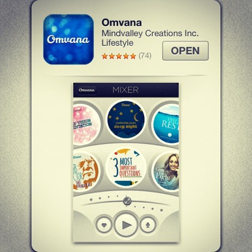 Omvana app premieres today! download it for free and get 50 free meditations today only #omvana #ama