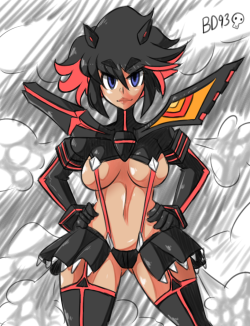 bigdead93:  Drawing Ryuko today.  The figure I got is amaze.