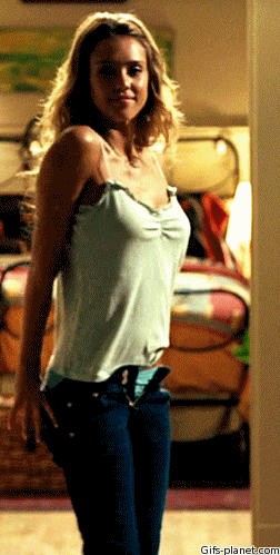 celebhunterextra:  some Jessica Alba spice in Good Luck Chuck  More at celeb sex tapes 