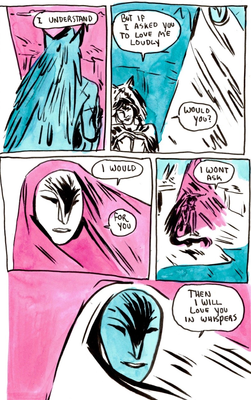its-prettybent:  its-prettybent:   Another little thing featuring my homebrew gods because I can’t stop myself    I have heard the voices of the people  