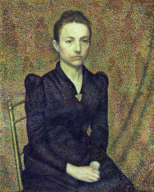 Portrait of the Artist’s Sister, 1891, Georges Lemmen