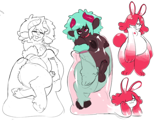 shoripurin:sheepy and a goop