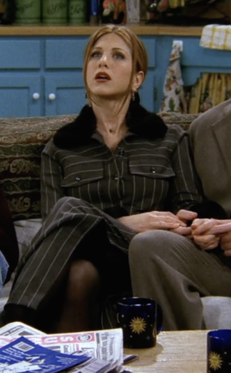 rachelgreensclothes: Season 3 episode 11Do you want my pickle? Rachel had the best outfit in this sh