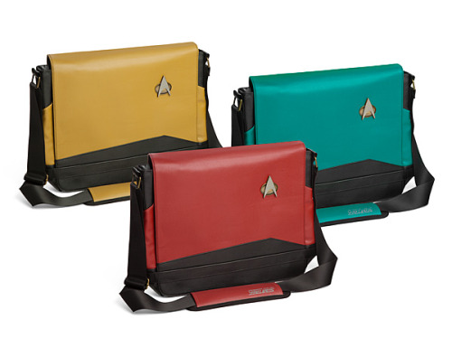 geek-studio: Star Trek TNG Uniform Messenger Bags