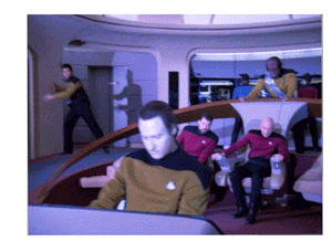 thelureoffantasies:poopsonthemoon:funnyandhilarious:Star Trek Stabilized »Now my favourite gif.This 