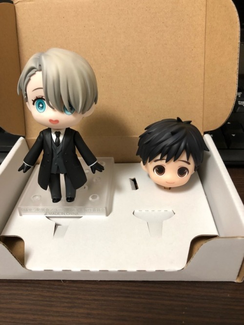 ねんどろいどのフェイスメーカーで作ったのが届いたーーーーーー！！！！かわいい！！！！！
