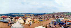 :    Woodstock, Before the music began. Photographed