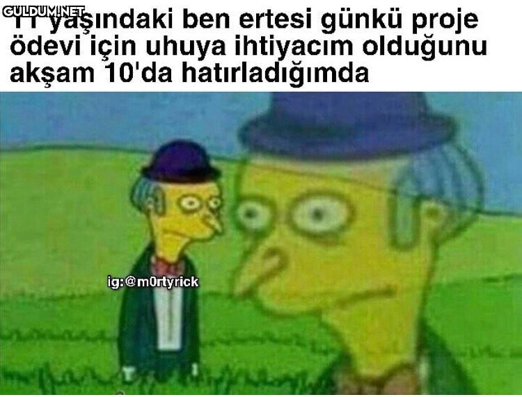 11 yaşındaki ben ertesi...