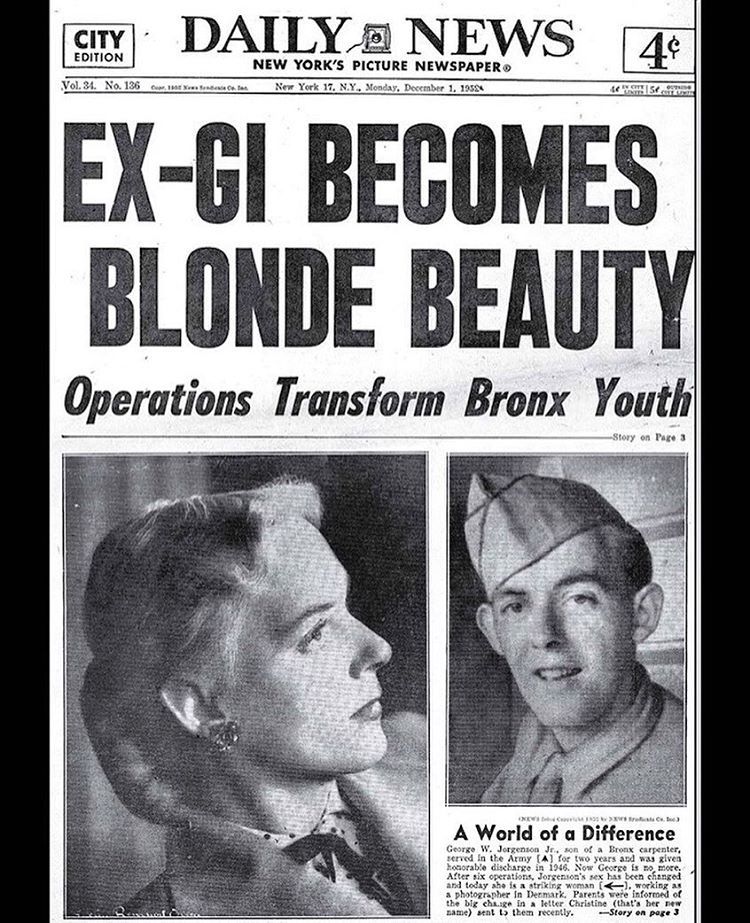 lgbt-history-archive:  EX-GI BECOMES BLONDE BEAUTY: Operations Transform Bronx Youth,”