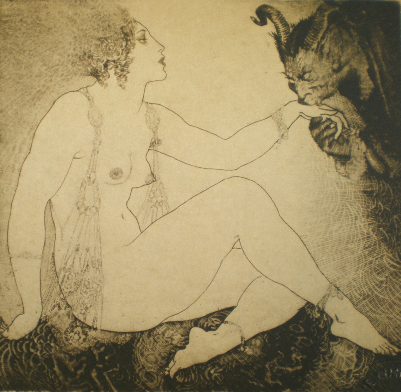 greedylittlepig:  &ldquo;bargains&rdquo; norman lindsay 