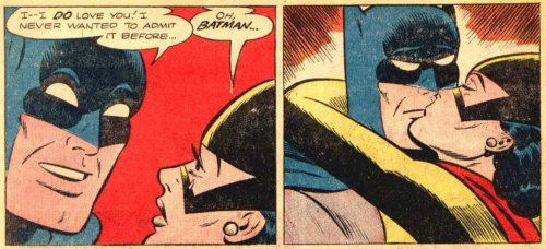 loki-cat:   jukebox-zero:    Let’s all just take a moment to appreciate the fact that the character DC brought in to make Batman seem straighter is now a lesbian.    this is the face of a man who enjoys kissing women   