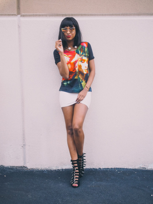 blackfashion:  Name: Ria Michelle Website: riamichelle.com | riamichelle.tumblr.com Top: Calaphya | 