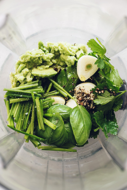 Avocado Pesto Pasta Salad / Recipe