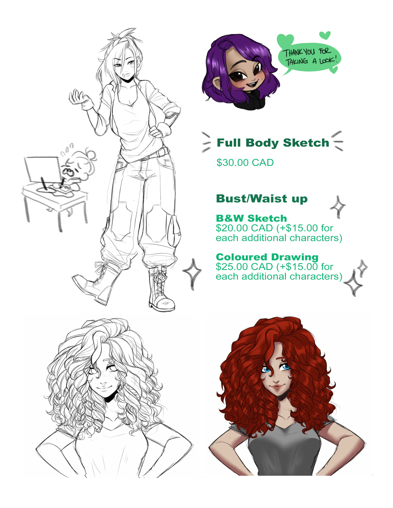 non-fatmilk:  non-fatmilk:  I made a new Commissions page seeing as I’ve had quite