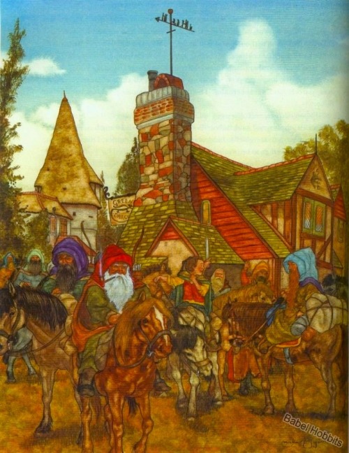 A collection of my favorite Michael Hague illustrations for The Hobbit. It was funny looking back th