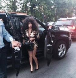 ladyxgaga:  June 5th, 2014: Arriving at her