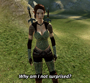felassanns:DA2 Referencing the Hero of Ferelden - 6/?↳ Amell