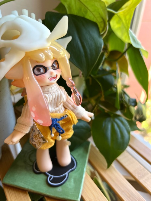 First Pictures Of My Splatoon Oc Doll!! Pudding Is Real